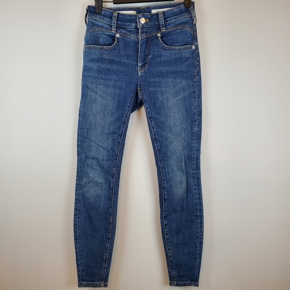 Pilcro and the Letterpress High Rise Skinny  Jeans Size 25 Womens Anthropologie - Picture 2 of 13